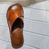 Handmade Moroccan Leather Sandals For Women – Brown Flat Criss-cross Slip-on – Artisan Summer Shoes By Artisanmoroccatelier – Sizes 37–42 Eu